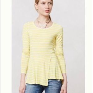 Draped Peplum Tee Anthropologie